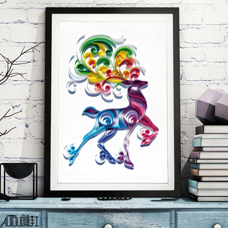 Quilling Paper Art Set – DIY Wanddeko Bastelset