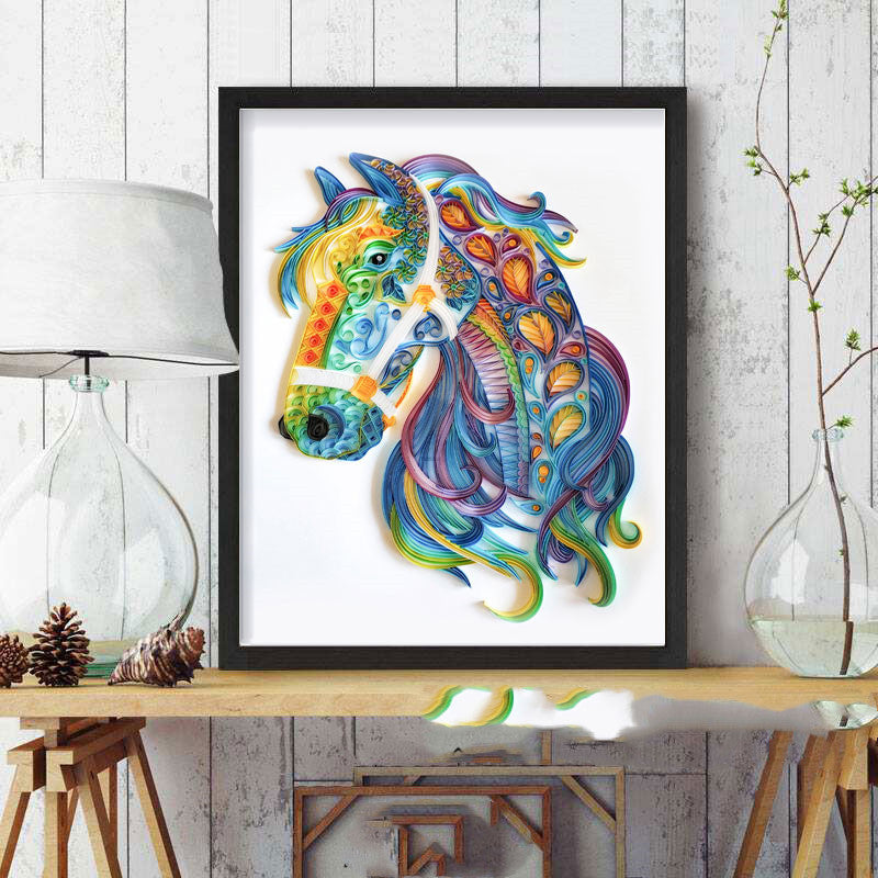 Quilling Paper Art Set – DIY Wanddeko Bastelset