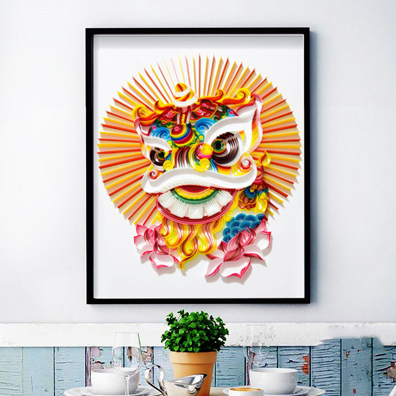 Quilling Paper Art Set – DIY Wall Decor Craft Kit